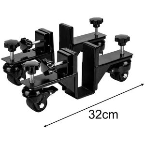 Kits d'installation de porte JH-Mech pour dalles pré-suspendues de 1-3/4 "et 2-1/4" Kits d'installation de porte de chariot à usage intensif 2x - Product Image 2