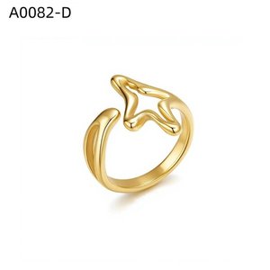 เอมี่ เอมี่แฟชั่นริง A0082 รูปดาว 925 ชุบเงิน เครื่องประดับสตรีสมัยใหม่ ของขวัญสวมใส่ทุกวัน - Product Image 2