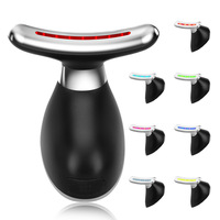 Outil de sculpture du visage, rouleau de massage vibrant pour le cou et le visage, appareil microsculptant, soin de la peau anti-rides, détoxifiant, outil de beauté SPA