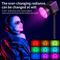 MAMEN C60R 13400mAh 60W COB Lumière vidéo LED bicolore Température de couleur réglable (2500-6500K) 24 Scénarios Corps métallique pour studio
