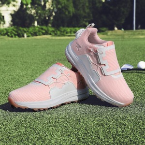 Chaussures de golf unisexes en mesh avec semelle extérieure en caoutchouc et semelle intermédiaire en EVA, design respirant à enfiler pour hommes et femmes - Product Image 4