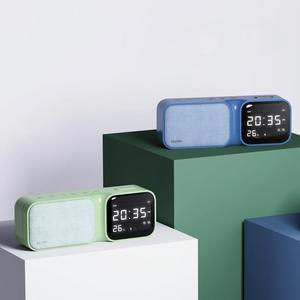 Xách tay không dây màu xanh răng trắng Loa tiếng ồn với đồng hồ báo thức tiết kiệm năng lượng và tiêu thụ điện năng thấp Loa nhà - Product Image 1