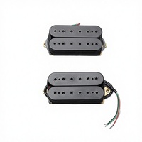 DOUBLE X0 Pickup Gitar Akustik Plastik Warna Kustom dengan Preamp di Lubang Suara, Kontrol Volume dan Nada untuk Instrumen Senar