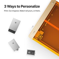Grabador y Cortador Láser Xtool M2 de 20W con Módulo de Impresión de Inyección de Tinta CMYK, Impresora a Color, Máquina de Corte Láser 2 en 1