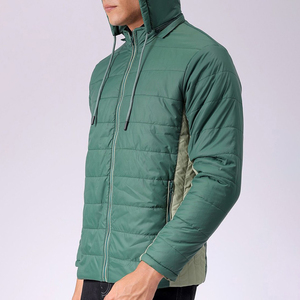 High Quality Customized Logo 100% Nylon Soft Warm <b>Puffer</b> <b>Jackets</b> <b>Men</b> Plus Size Padded <b>Hooded</b> <b>Puffer</b> <b>Jackets</b> - Product Image 3