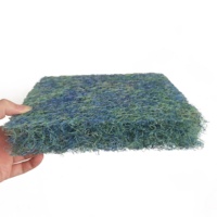 Tapis filtrant en feutre biochimique durable pour bassin à koïs, en fibres synthétiques et coton, pour la purification de l'eau des bassins à poissons koïs (OEM)