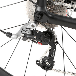 Новинка 2026 года: Шоссейный велосипед FS 700C из карбонового волокна для циклокросса с 22-скоростной трансмиссией Rival, дисковыми тормозами, аэродинамический гоночный велосипед OEM - Product Image 5