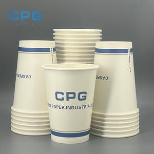 Vasos de Papel Desechables Premium al por Mayor con Revestimiento PLA de 8oz, 12oz, 16oz, Vasos de Papel para Café, Vasos de Papel Biodegradables en Rollo - Product Image 1