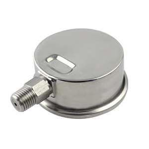 Giá nhà máy Đồng hồ đo áp suất SHY Brand SHY-YN-60 chân không 1/4 inch, áp suất cao, thép không gỉ 304, chống sốc, 0-400bar, bảo hành 1 năm - Product Image 3