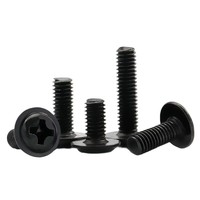Vis à tête cylindrique cruciforme en acier inoxydable 304 DIN967 avec rondelle, vis de machine Phillips
