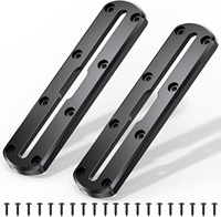Rail de glissière d'extension pour kayak de pêche, rail de guidage fixe à vis, support de téléphone pour console centrale de voiture et kayak, rail de glissière à rotule en T