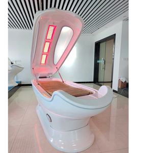 Trẻ hó<span class=keywords><strong>a</strong></span> da 7 LED ánh sáng hồng ngoại Ozone tắm hơi spa viên nang Giường hơi cho chăm sóc sức khỏe trị liệu - Product Image 5