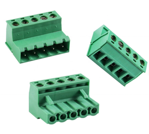 DEYCONN, bloque de terminales de paso de 5,08mm, enchufe Vertical de ángulo recto de 4 pines, conector de bloque de terminales enchufable macho hembra 5,08 - Product Image 3