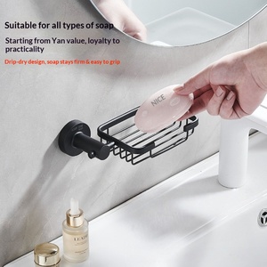 <span class=keywords><strong>Portasapone</strong></span> in Acciaio Inox Perforato con Funzione di Drenaggio per Bagni e Docce - Supporto per Sapone e Accessori da Bagno - Product Image 3