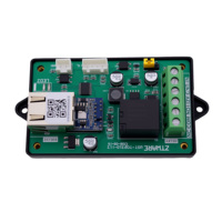 Pengontrol Relay Ethernet TCP/IP papan kontrol modul Relay IO satu saluran untuk kontrol akses biometrik papan ekspansi IO