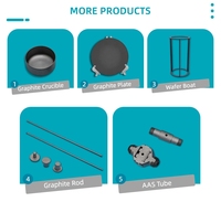 Tubo de Grafito de Alta Pureza para Horno, Tubo de Grafito con Recubrimiento Pirolítico para Aplicaciones de Prueba GF-AAS