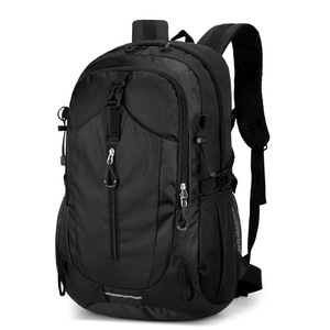 Sac à dos unisexe grande capacité pour l'extérieur, nouveau modèle transfrontalier, fermeture éclair, tissu Oxford imperméable, motif lettres, randonnée, polyester - Product Image 2