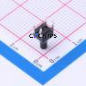 TS4575CJ 250gf 009 Tactile Switch Through hole Component (THT) Switch Single Pole Single Throw Round Button 2.5N Through Hole - Product Image 2