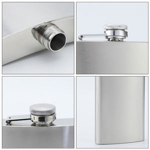 Mini flacon à whisky en acier inoxydable de 8 oz, logo personnalisé, pour cadeaux, 2025 - Product Image 5
