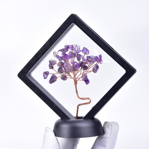 ขายส่งแฟชั่นหินกึ่งมีค่าหัตถกรรมอัญมณีพลังงานธรรมชาติคริสตัลต้นไม้โชคลาภสําหรับตกแต่งสํานักงาน - Product Image 3