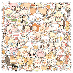 Autocollant personnalisé avec <span class=keywords><strong>logo</strong></span> privé, design A4 A5 A6, découpe à la demande, motif <span class=keywords><strong>de</strong></span> dessin animé, autocollant en vinyle - Product Image 2