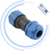 Enchufe impermeable hembra WEIPU de 2 pines IP68 SP1710/S2 plástico PC PPS soldadura roscada latón 2 3 4 5 7 9 10 conector sp1711 sp1712