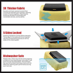 Brosse et grattoir pour barbecue, brosse de nettoyage pour barbecue sans poils en acier inoxydable de 18 pouces pour les barbecues à gaz/charbon de bois - Product Image 4