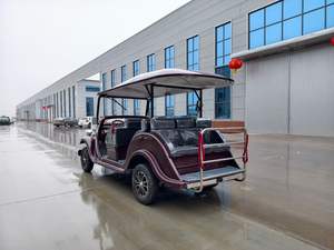 Nuevo Diseño Chino: Coche Eléctrico Clásico Verde de 8 Plazas y 4 Ruedas para Aldeas Turísticas - Precio de Fábrica Económico - Product Image 4