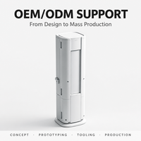 Service de prototypage d'enclos en plastique personnalisé OEM ODM, impression 3D, usinage CNC, moulage par injection, boîtier d'équipement vertical