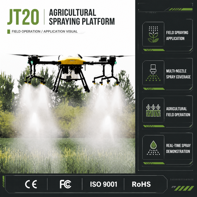 Joyance Professional Carbon Fiber Farm Drone CE Certified for Agriculture and Retail Industries New for Plant Use
