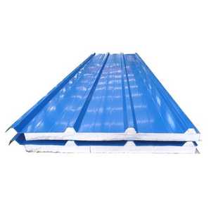 Plaques de toiture ondulées revêtues de couleur à longue portée, panneaux muraux de Sandwich isolés en tôle d'acier pour toit - Product Image 5