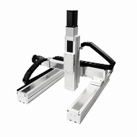 Module de guidage linéaire CNC multi-axes XYZ 50-1500 mm avec protection anti-poussière et anti-éclats, vis à billes, actuateur, porte-moteur, roulement, moteur, PLC