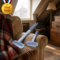 Brosse anti-poils pour animaux de compagnie en ABS, en forme d'arc, double face, réutilisable, pour l'élimination des poils de chien et de chat, le nettoyage des meubles et des vêtements