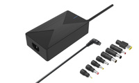 Adaptateur d'alimentation multifonctionnel ultra-mince 200W en nitrure de gallium pour robot et gaming, vente directe usine