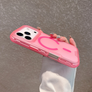 Coque de téléphone magnétique antichoc Neon Armor pour iPhone 17 16 15 Pro Max, finition mate 3-en-1, protection robuste en PC et TPU, anti-chute et givrée - Product Image 6