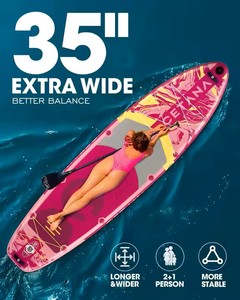Planche de paddle gonflable Drop Stitch 11'6"*35"*6" avec siège, personnalisable et portable, pour lacs, rivières et sports nautiques - Vente en gros - Product Image 5
