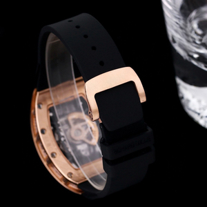 Montre mécanique automatique élégante pour femme, forme tonneau, détails en diamant, adaptée au style de vie professionnel et de loisirs, montre de luxe - Product Image 6