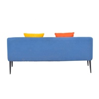 Causeuse canapé deux places de luxe confortable en tissu rembourré