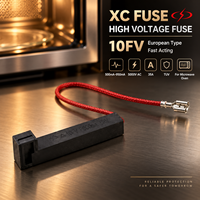 Fusible haute tension XC FUSE 10FV, type européen, action rapide, 500mA-950mA, 5000V AC, 35A, faible capacité de coupure, TUV pour four à micro-ondes