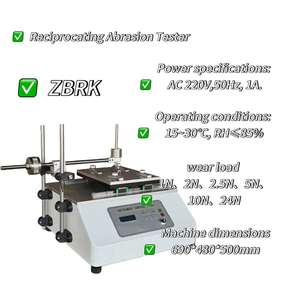 왕복식 내마모성 시험기 220V 유리 재질 바닥 섬유 필수 섬유 시험 장비 - Product Image 4