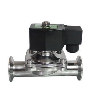 วาล์วโซลินอยด์ไฟฟ้าสแตนเลสเกรดอาหาร COVNA แบบ Tri-Clamp 240 โวลต์ รับประกัน 90 วัน - Product Image 5