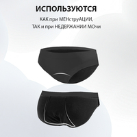 Sous-vêtement fonctionnel pour incontinence Culotte menstruelle taille haute femme Culotte menstruelle respirante pour femme