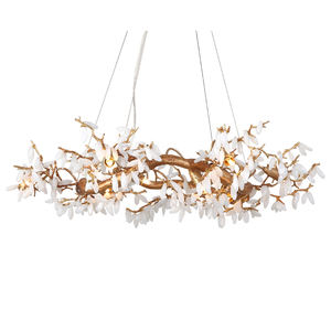 Роскошная французская вилла гостиная мраморная ветка Люстра Арт Свадебный центр латунные декоративные светильники - Product Image 1