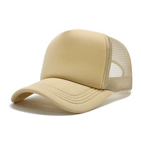 Gorra Trucker de Malla de Espuma Premium al por Mayor, Gorra Trucker Lisa de 5 Paneles, Impresión Personalizada, Logotipo Bordado