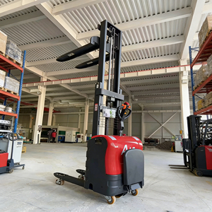 <strong>1</strong>.5 <strong>Ton</strong> Hydraulic Electric Pallet Stacker Jack Electric Warehouse <strong>Forklift</strong> Reach Loader <strong>Forklift</strong> For Factory Unloading - Product Image 2