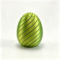 Industrial Grade Quality Eco-Friendly PLA Articulated Spiral Egg Toy with Multi-Color Options - Custom Branding Options