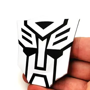 ملصق سيارة ثلاثي الأبعاد ، وشارات Transformers em Car embltail Decals