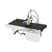 Mesa de Cinta Transportadora de Escritorio con Impresora Industrial de Inyección de Tinta en Línea para Fecha y Lote TIJ