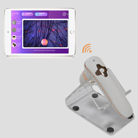 Nouveauté : Détecteur de follicules pileux trispectral avec 3 modes d'éclairage pour smartphone et tablette, batterie rechargeable compatible iOS et Android