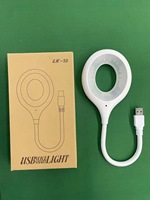 Nouveau, commande vocale intelligente créative, Protection des yeux, bureau de lecture, lampe de nuit Led Usb, lumières annulaires Led intelligentes